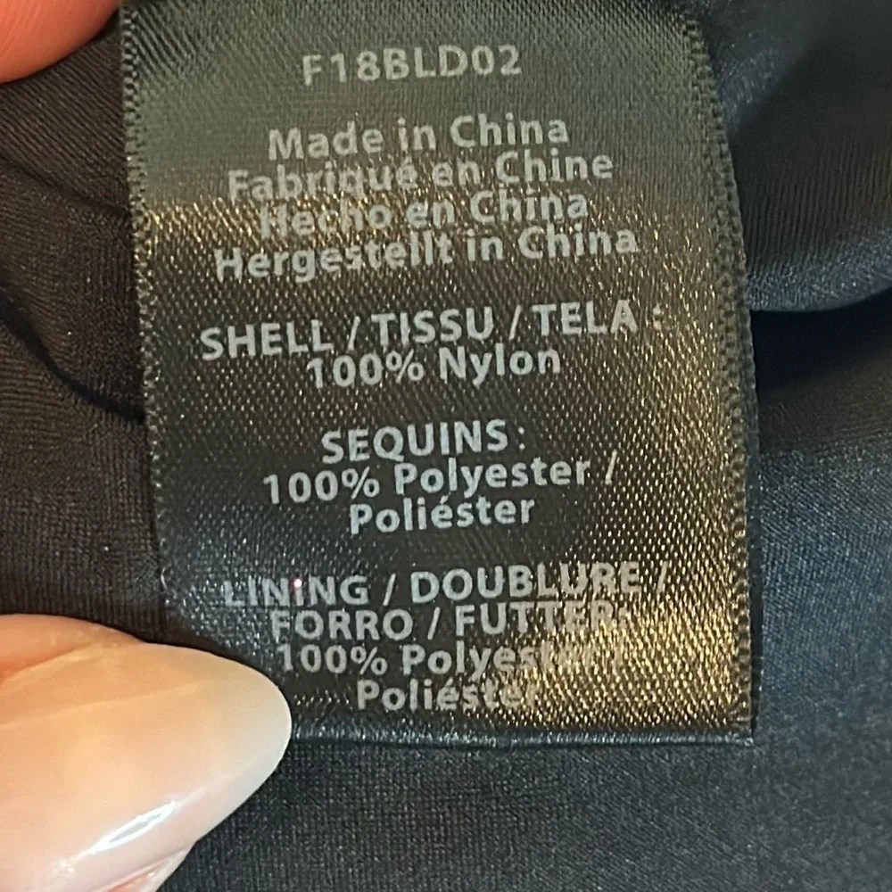 NWT Rachel Zoe Silver Sequin Karlee Backless Long-Sleeve Mini Dress- Size 2 - Picture 11 of 12